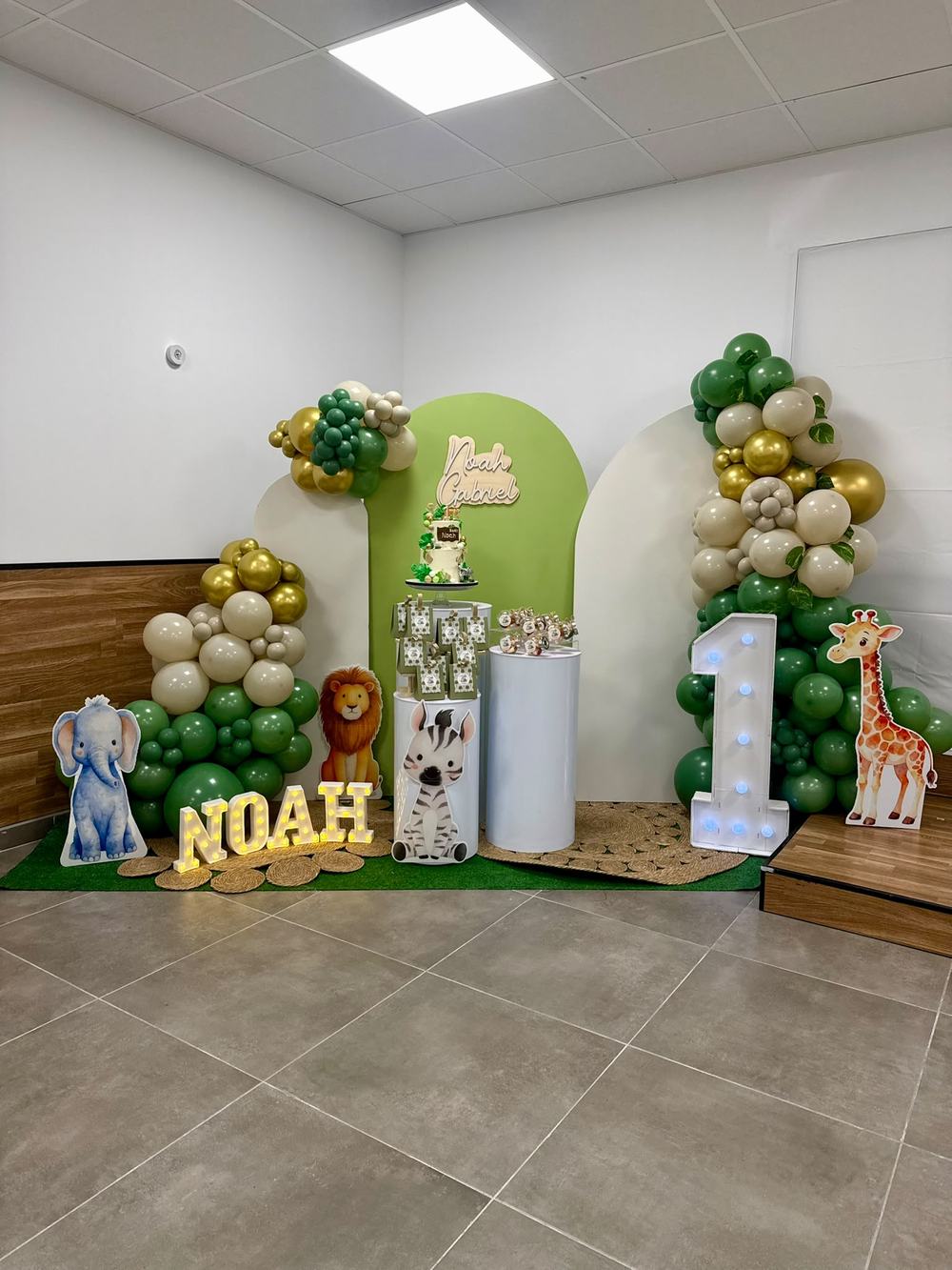 Primer cumpleaños temática jungla