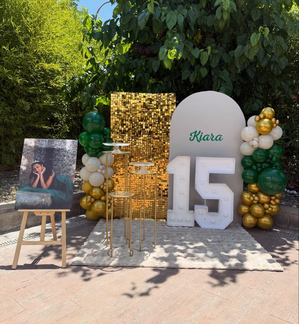Arco de globos pastel